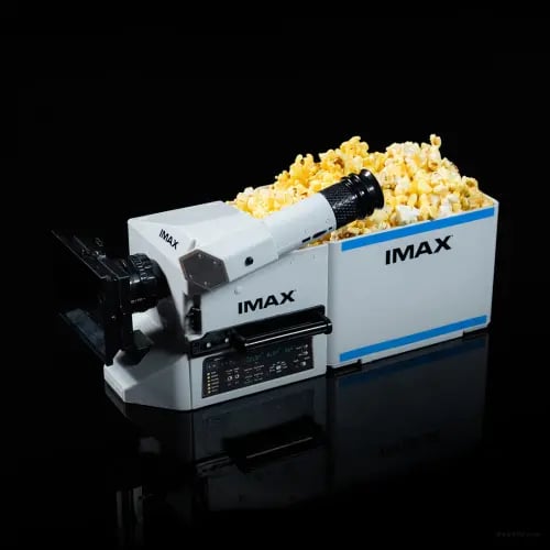 THE IMAX FILM CAMERA POPCORN BUCKET