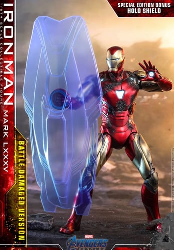 Hot toys Iron Man Mark LXXXV (Battle Damaged Versi...