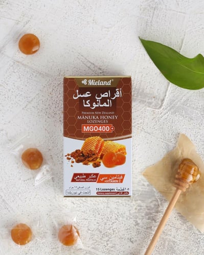 أقراص عسل المانوكا (عكبر طبيعي )