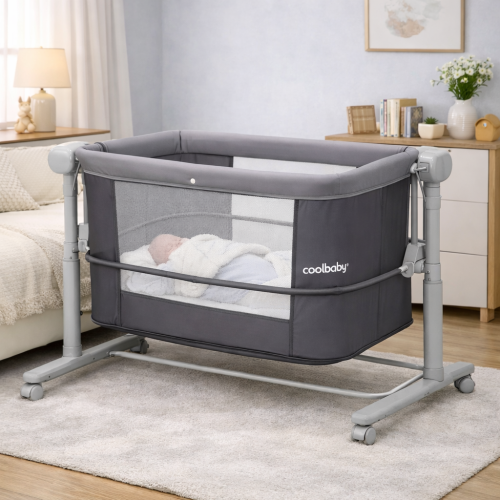 سرير جانبي كهربائي + محبس اطفال