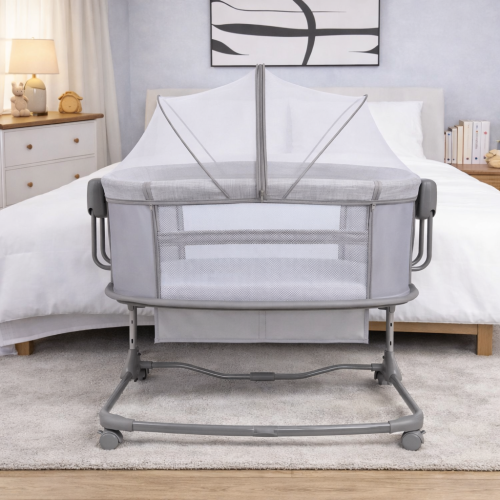 سرير جانبي كهربائي + محبس اطفال