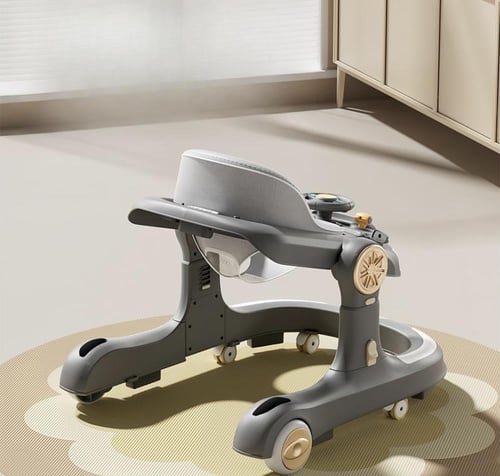 مشاية أطفال كلاسيكية وأنيقة بإضاءة وموسيقى