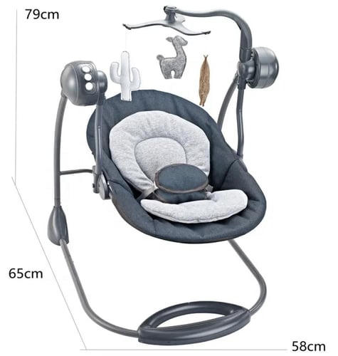 ارجوحة اطفال كهربائية بألعاب معلقة