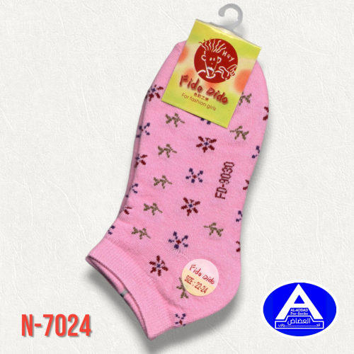 جوارب نسائية شبابية قصيرة ( درزن )