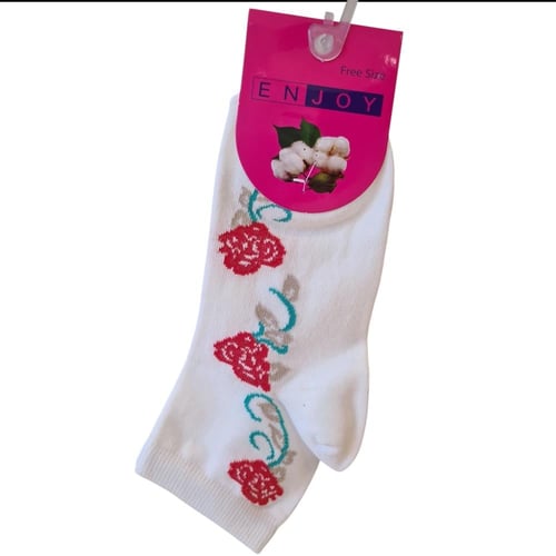 جوارب نسائية شبابية قصيرة ( درزن )