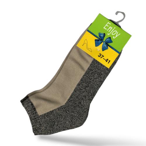 جوارب نسائي قصيرة مبطنة ( درزن )