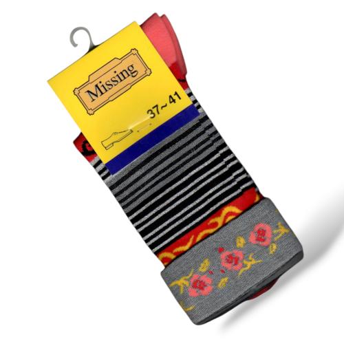 جوارب نسائي كورية رسومات ( درزن )