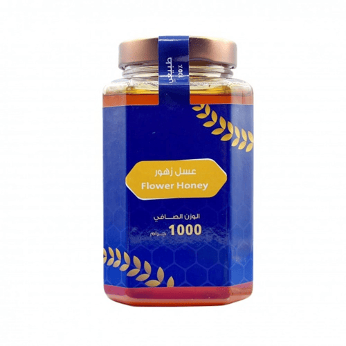 كيلو عسل ابيض + كيلو عسل زهور مجاناً
