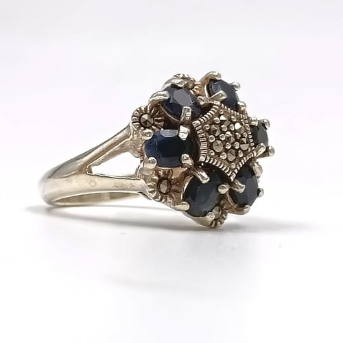 خاتم ياقوت ازرق ( زفير )