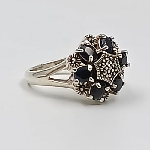 خاتم ياقوت ازرق ( زفير )