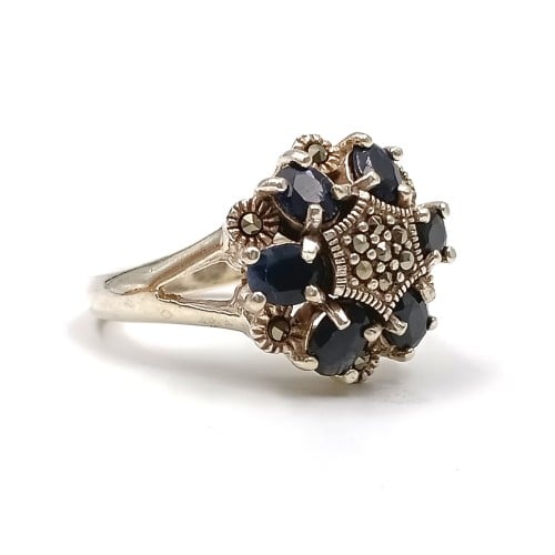 خاتم ياقوت ازرق ( زفير )