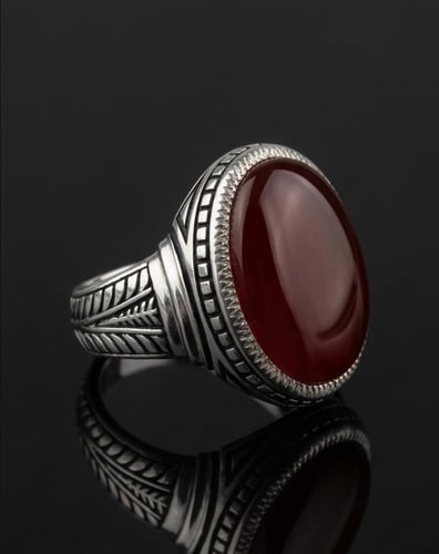 عقيق يماني ( صياغة عارف )