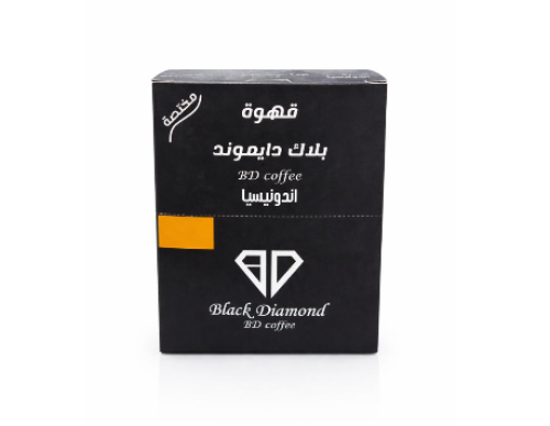 قهوة بلاك دايموند اندونيسيا 5*15 جم