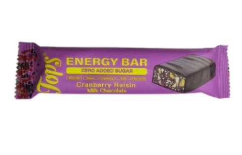 توبس اينيرجي بار شوكولاته بالحليب نكهة التوت بدون...