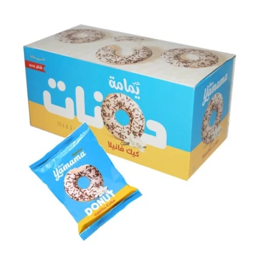 كيك يمامة دونات بالفانيلا 12*37 جم