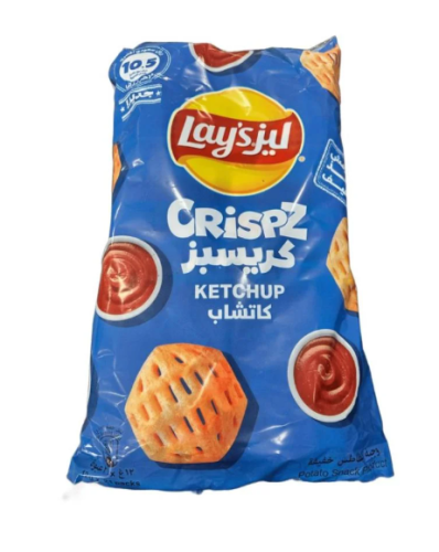 ليز كريبسز بالكاتشب 21*12جم