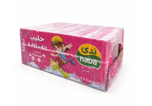 ندى حليب الفراولة 18*115 مل