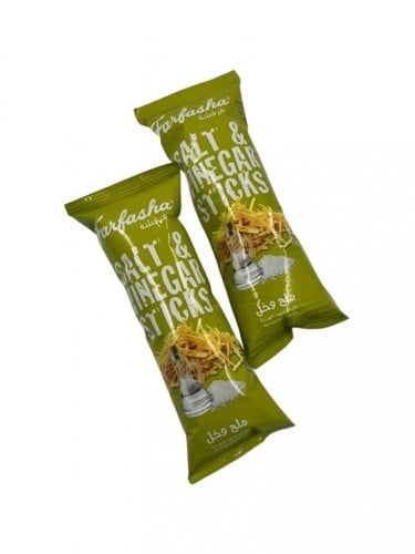 عيدان بطاطس فرفشه ملح وخل 24 حبة 15 جم