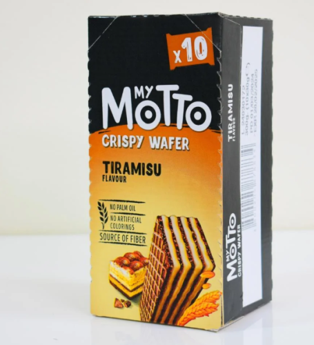 ويفر ماي موتو بطعم كريم التراميسو 10 * 34 جرام