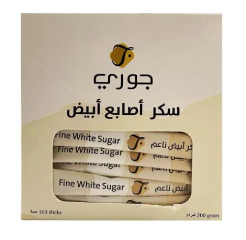 سكر جوري أصابع أبيض 500 جم