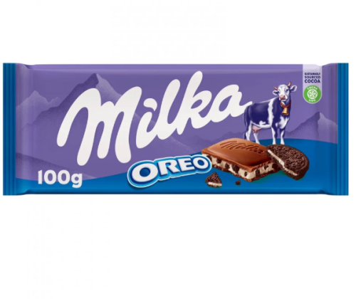شوكولاته ميلكا بنكهه الاوريو 100 جم