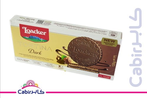 لواكر تورتينا شوكولاته دارك 126 جم
