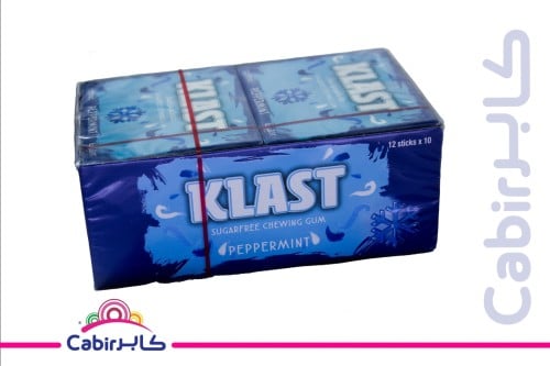 علك كلاست خالي من السكر نعناع قوي12*10*8