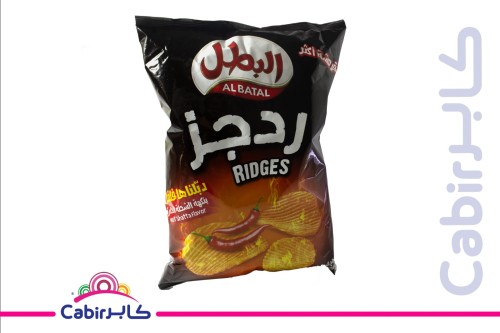 بطاطس البطل ردجز 20*155 جم