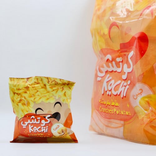 كوتشي بطاطس مقرمشة بالجبن