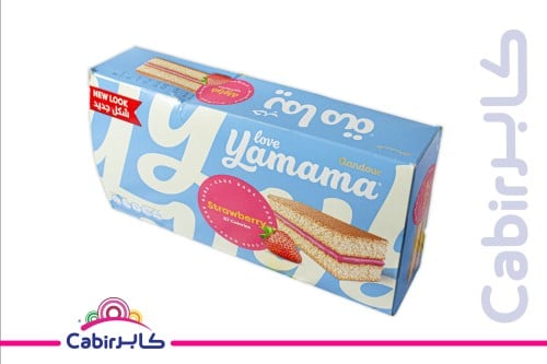 كيك يمامة فراولة 10*12*23 جم