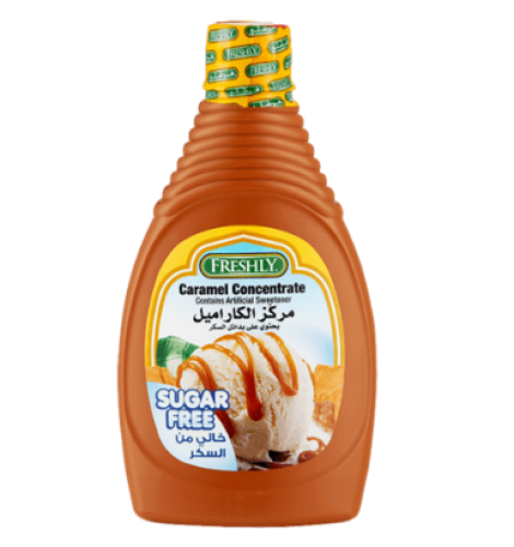 شراب الكاراميل المركز خالي من السكر 510 جم