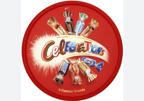 شوكولاته سيلبريشن 8او10*600/550جم