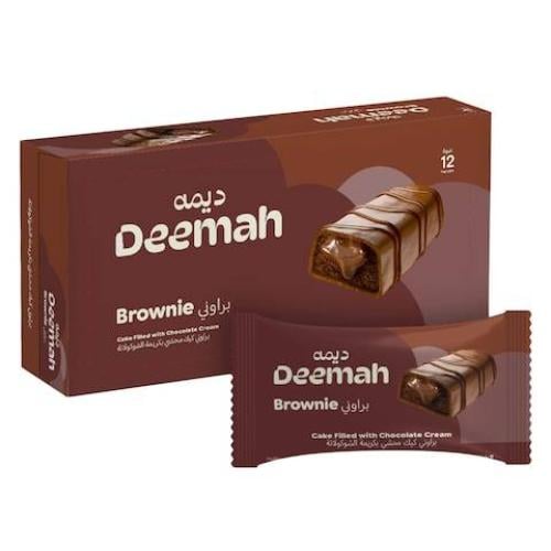كيك ديمه براوني بالشوكولاته 12*12*37جم