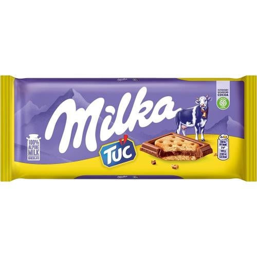 ميلكا TUC بالحليب مع بسكويت مملح 87جم