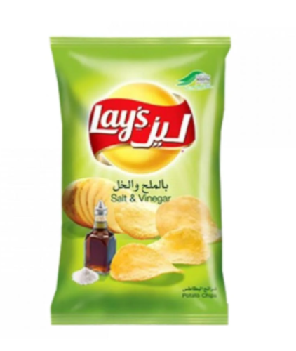 رقائق بطاطس ليز بالملح والخل 60 جم