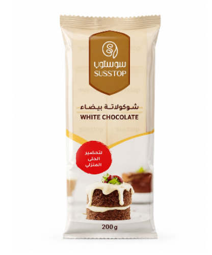 سو ستوب شوكولاتة خام ابيض 200 جم