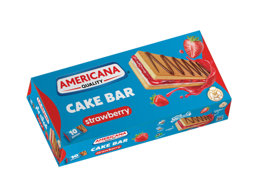 امريكانا كيك بار فراولة 10 * 20 جم