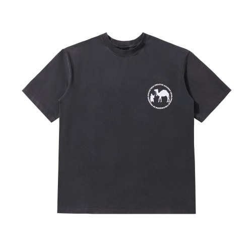Washed Camel Logo Tee
