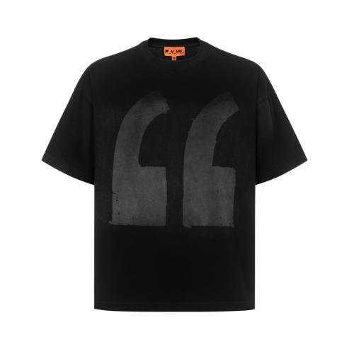 Black T-Shirt With Blur Logo