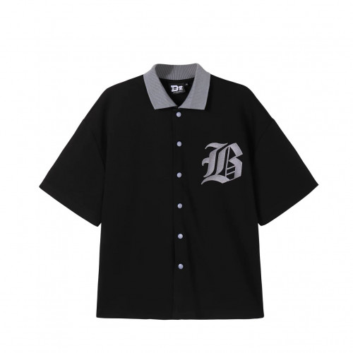Black Logo Polo Tee