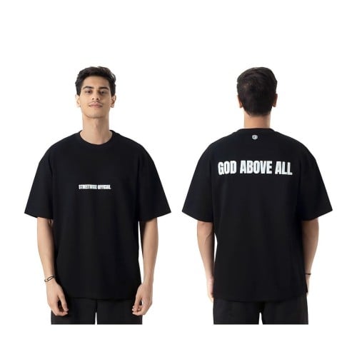 Streetwise - Black Classic God Above All T-Shirt