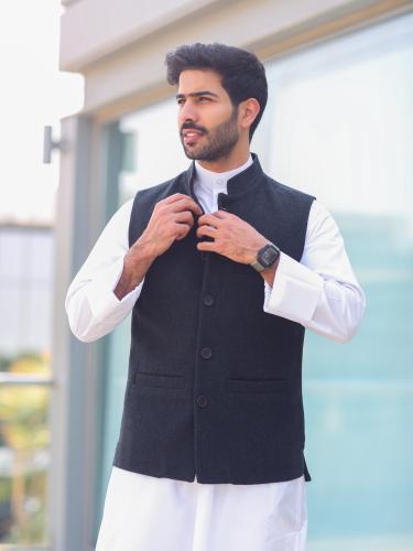 SR1 Vest Wool Green