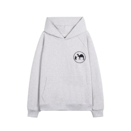 Ash Grey Iconic Logo Hoodie