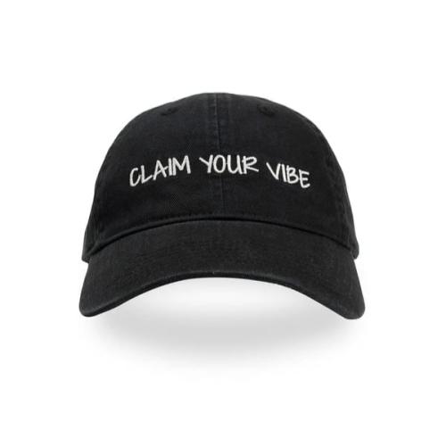 Washed Black Claim Your Vibe Cap
