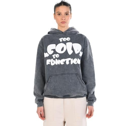 GRAY WASHED HOODIE