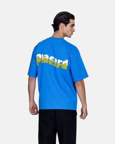 Blue T-Shirt With Backside Design