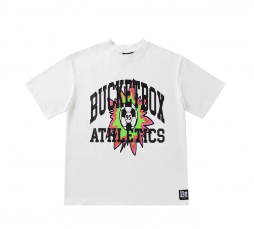White Football Tee