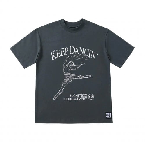 Grey Keep Dancing Tee