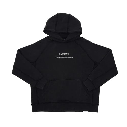 BLACK WASHED CLASSIC HOODIE