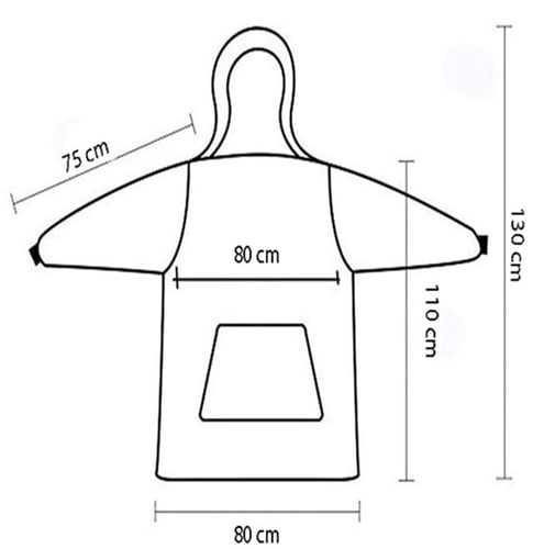 سلة البطانية - أزرق